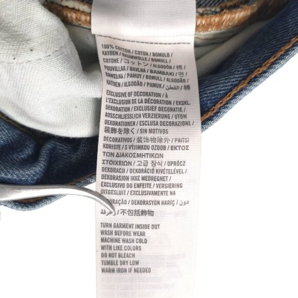 Abercrombie & Fitch Men’s Distressed Straight Jeans Button Fly Cotton Size 34x34 - Picture 13 of 13